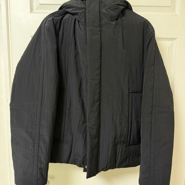 [48] 솔리드옴므 크리즈 패딩 블랙