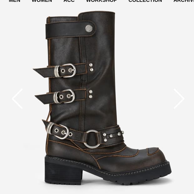 베이컨트 아카이브 / IVAN HALF STRAP BOOTS / 240