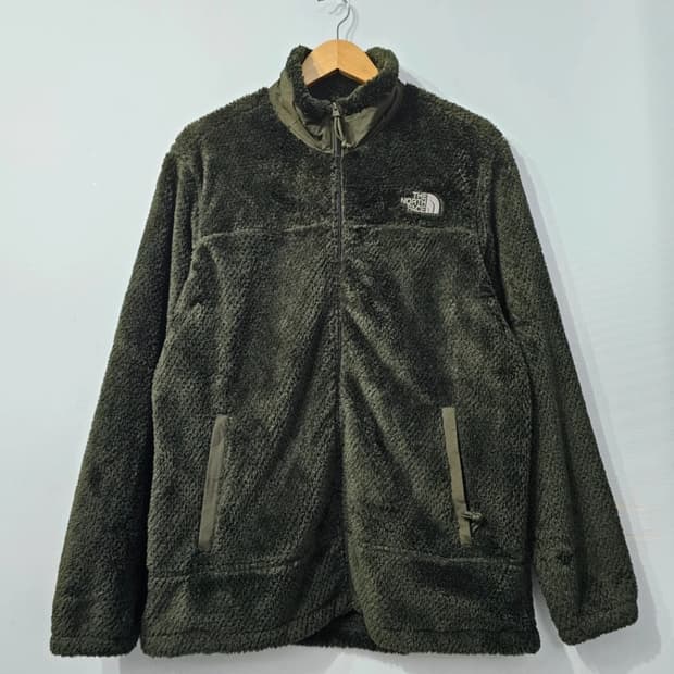 노스페이스 컴피 플리스 자켓 L 100 카키