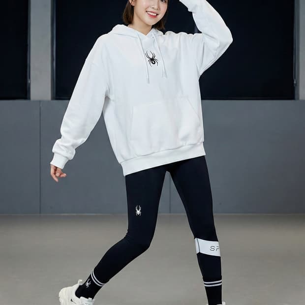 스파이더 여성 레깅스 블랙_S