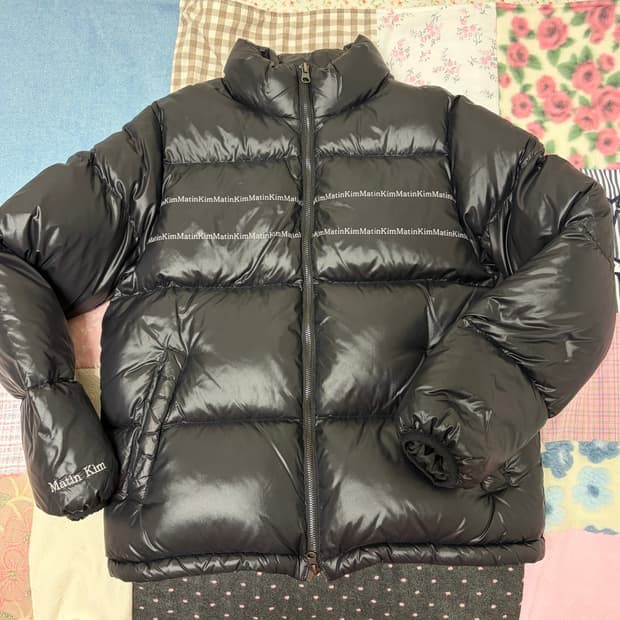마뗑킴 패딩 블랙 s
