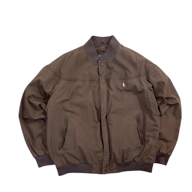 폴로 랄프로렌 빈티지 라이트브라운 블루종 자켓