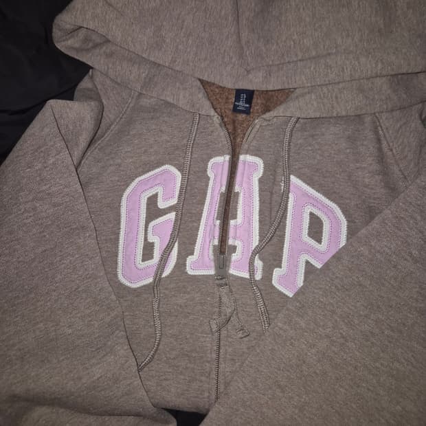 [느좋대장] 갭 후드집업 코코아 라벤더 L
