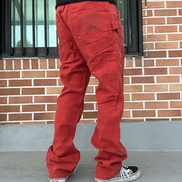 (32)아비렉스 카펜터 레터링 팬츠