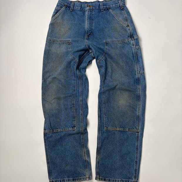 10s Carhartt Double Knee Work Jeans 