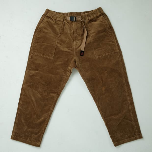 그라미치 코듀로이 루즈 테이퍼드 팬츠 L