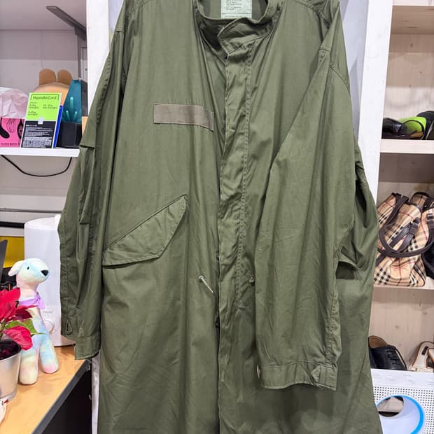 XL, 데드스탁) 오리지널 m-65 피쉬테일 개파카 야상