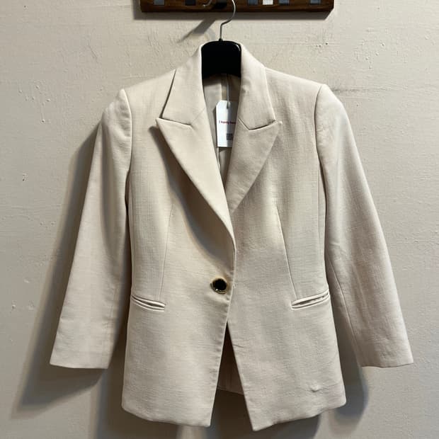 미샤 원 버튼 울 블레이저