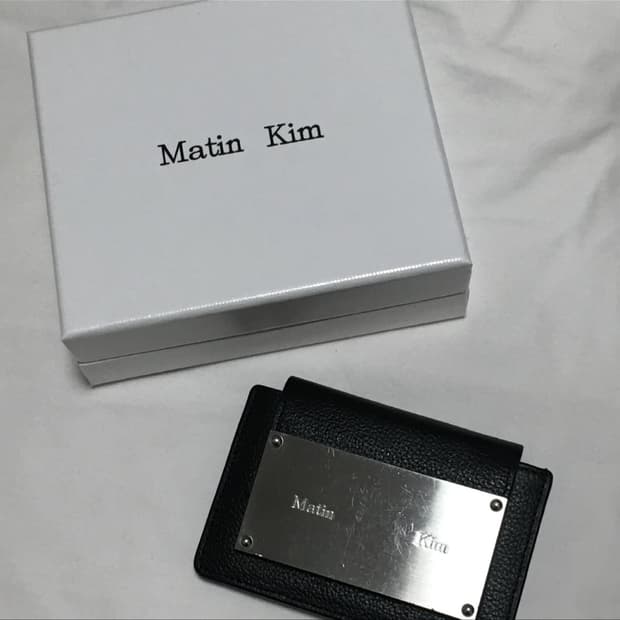 마뗑킴 아코디언 지갑 블랙