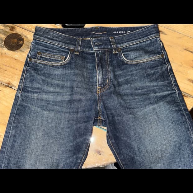 Saint Laurent DO2 washed blue denim 28