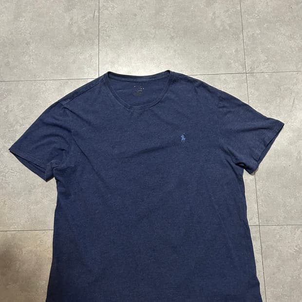 랄프로렌 폴로 딥블루  빈티지 코튼 숏슬리브  티셔츠  100size  