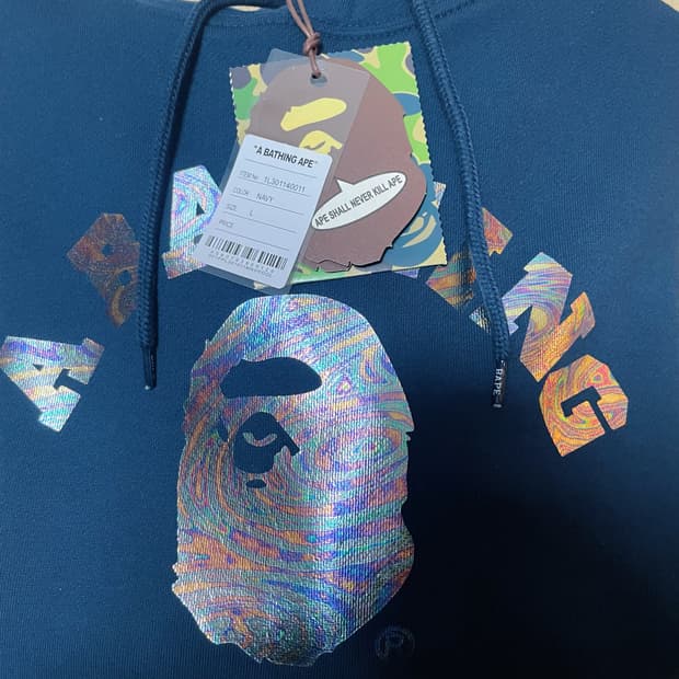 베이프 홀로그램후드 네이비