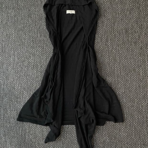 Y2K Hoodie Sleeveless Cardigan
