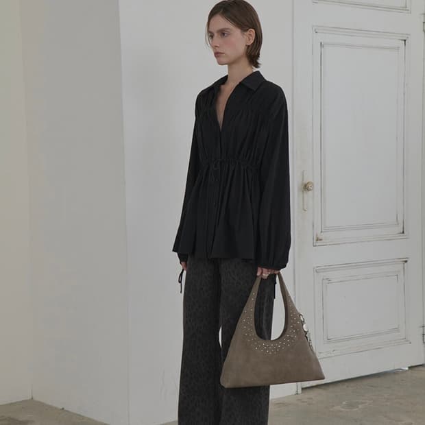 RAIVE 레이브 레오파드 데님 와이드팬츠 02사이즈