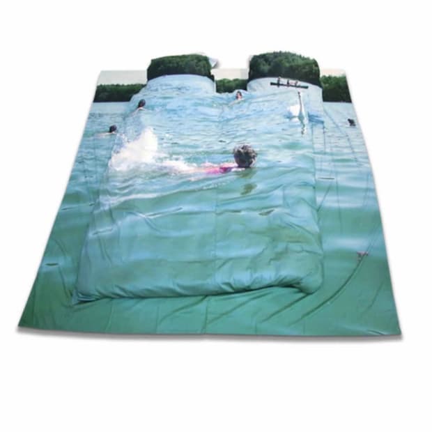 BLESS N36 BEDSHEETS LAKE 블레스 침구 이불커버
