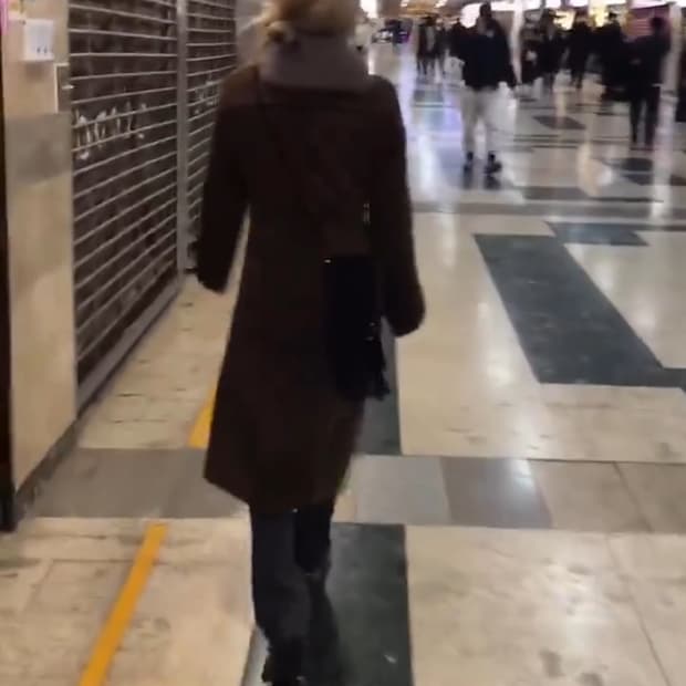 가죽코트 안감퍼 