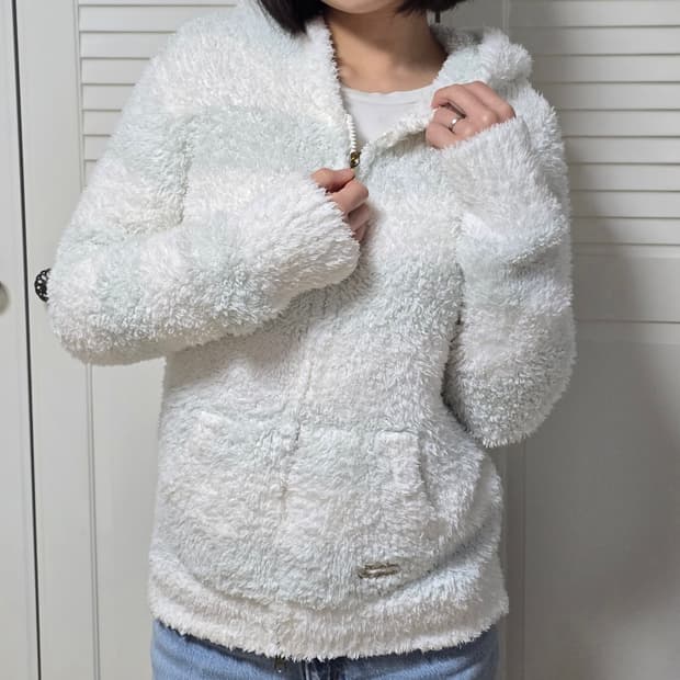 젤라또피케 스트라이프 후드 집업 F