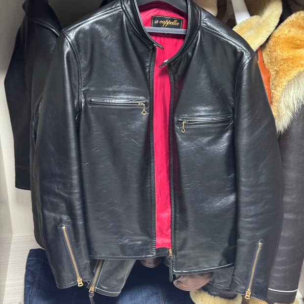 아카펠라클로딩 카페레이서 자켓 42