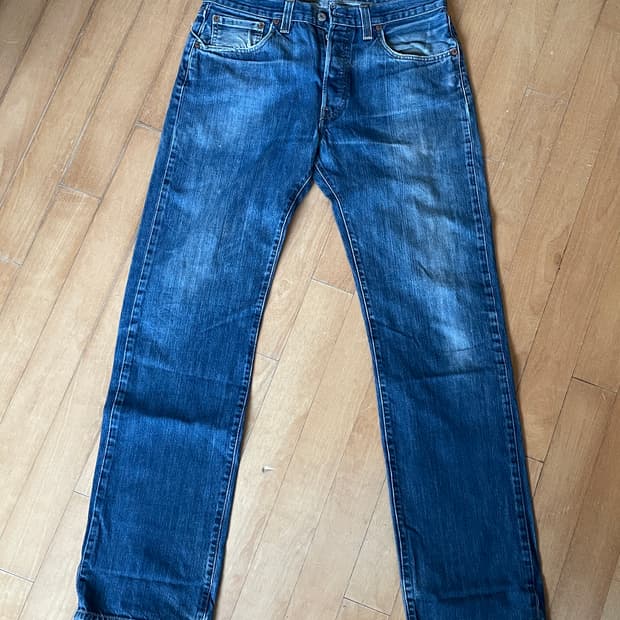 빈티지 리바이스 501 데님 팬츠