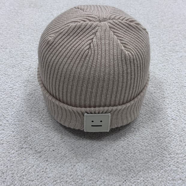 F 빈티지 페이스 로고 스퀘어 비니 0402E