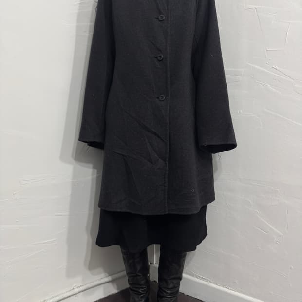 hiroko koshino wool coat