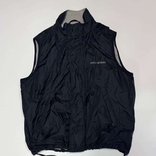 폴로 랄프로렌 스포츠 올드스쿨 나일론 베스트 XL