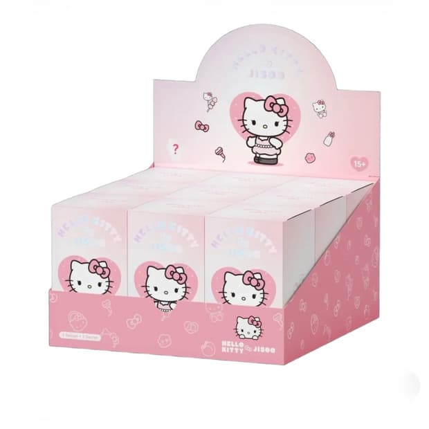 지수 X 헬로키티 플러시 키링 세트 (9개입)