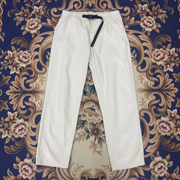 (XL)그라미치 Gramicci 코튼 밴딩팬츠(아이보리)