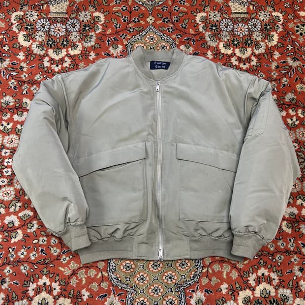 [M] 라퍼지스토어 카키 헤비 항공점퍼