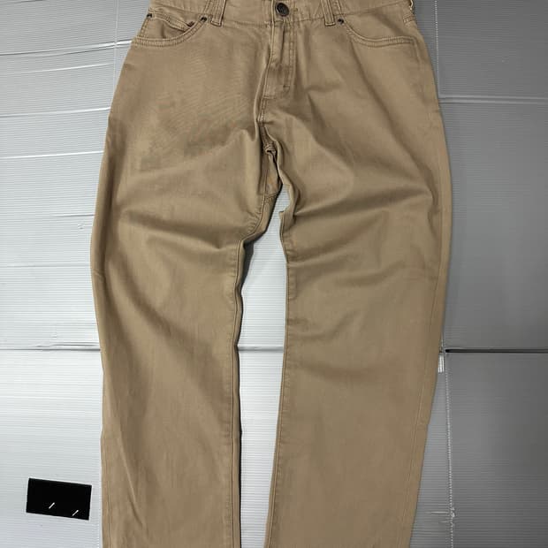 LEE 리 스트레이트 테이퍼드 팬츠 브라운