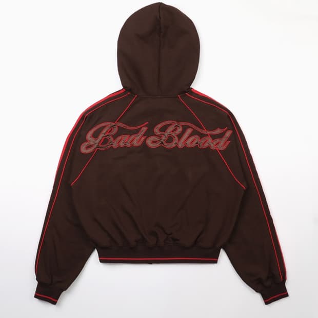 (새상품) 배드블러드 빌리 후드집업 2way 초콜릿