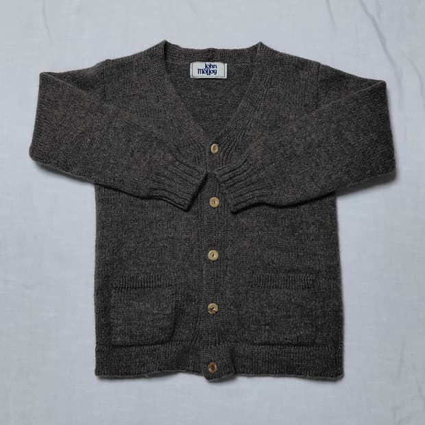 아일랜드산 존 몰로이(John Molloy) 100% 울 가디건