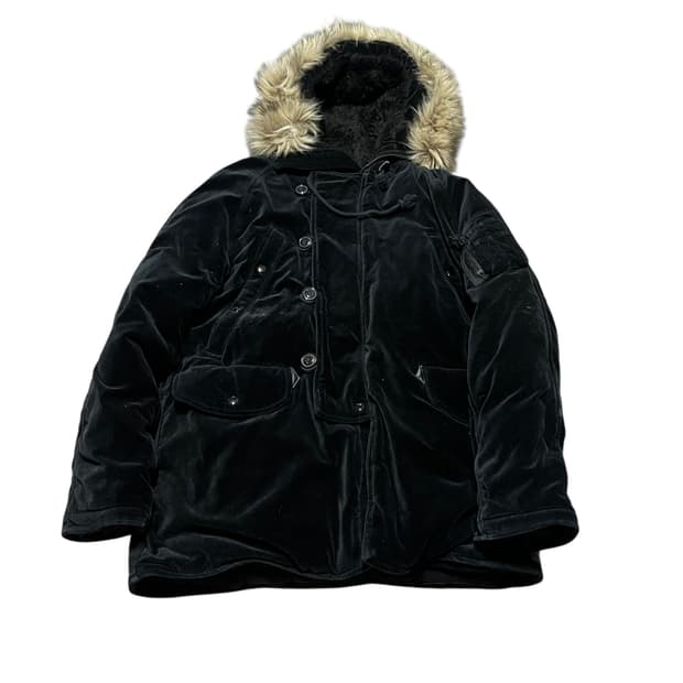 폴로 데님 앤 서플라이 랄프 로렌 벨벳 N3B 스노클 다운 파카