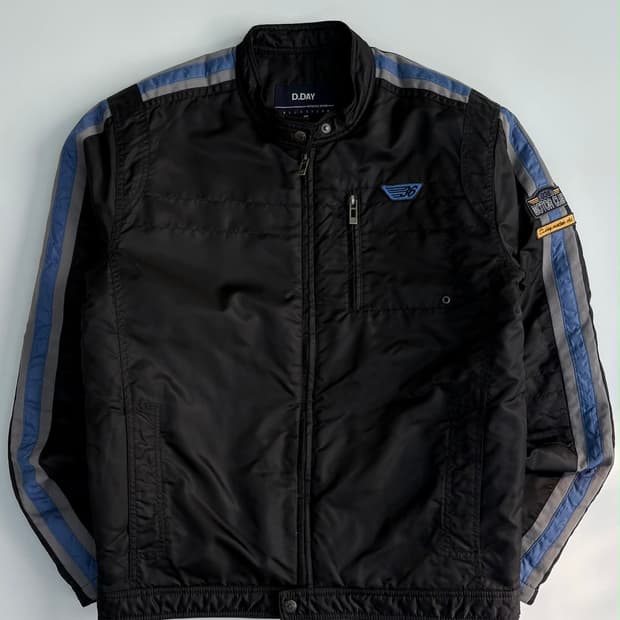 [95] D-Day 00s 빈티지 레이싱 봄버 자켓