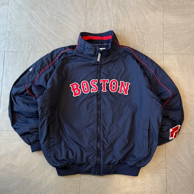마제스틱 정품 보스턴 네이비 자켓