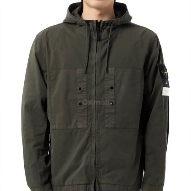 스톤아일랜드 카키 자켓 3XL