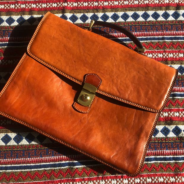 Contemax 레더 브리프케이스