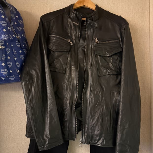 빈티지 레더 자켓 착샷포함