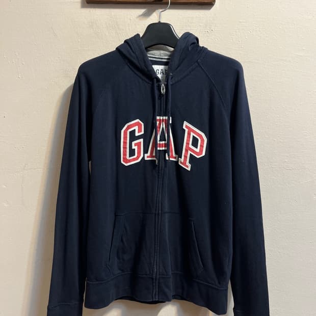 [L] 갭 로고 후드 집업 (350)