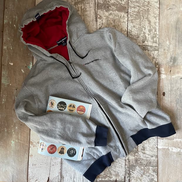 폴로 스포츠 클래식 집업 후디