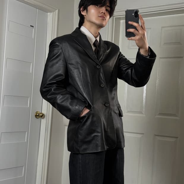 Boldon 레더 블레이저