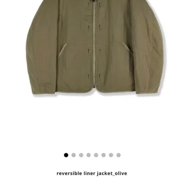 퍼렌 리버서블 라이너 올리브 1 사이즈