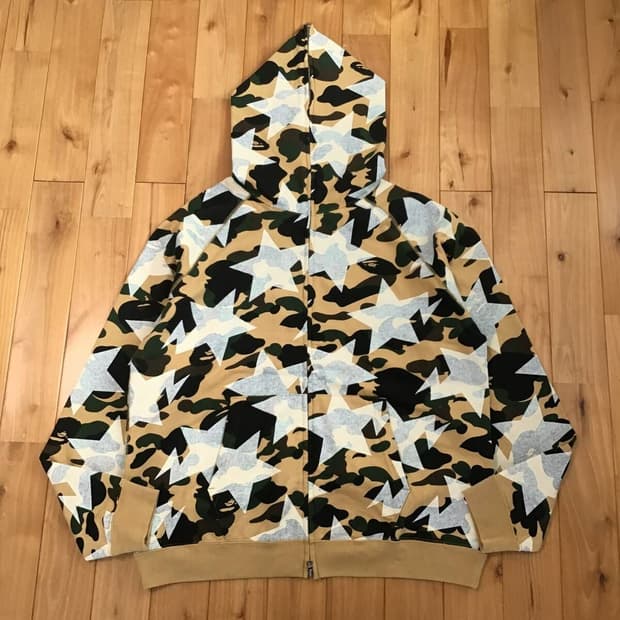 베이프 황계 스타 후드집업 L