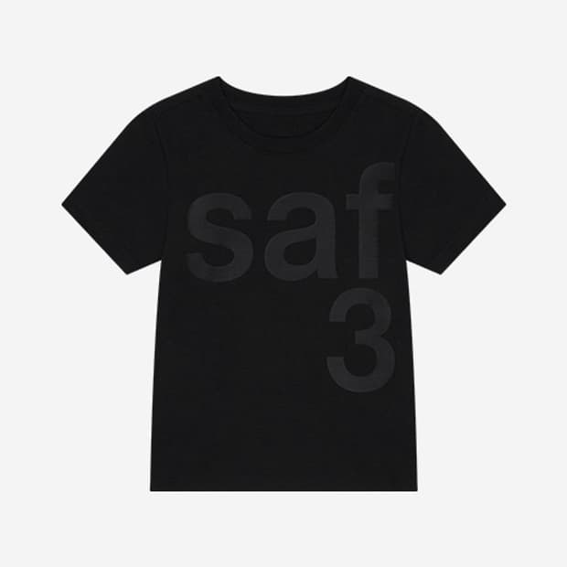 1/2 BASIC SAFARI TEE (BLACK)