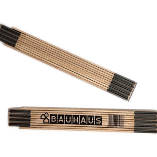 Bauhaus 나무 폴딩 룰러, 자