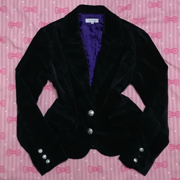 시네마 클럽 고딕 벨벳 자켓 고스로리