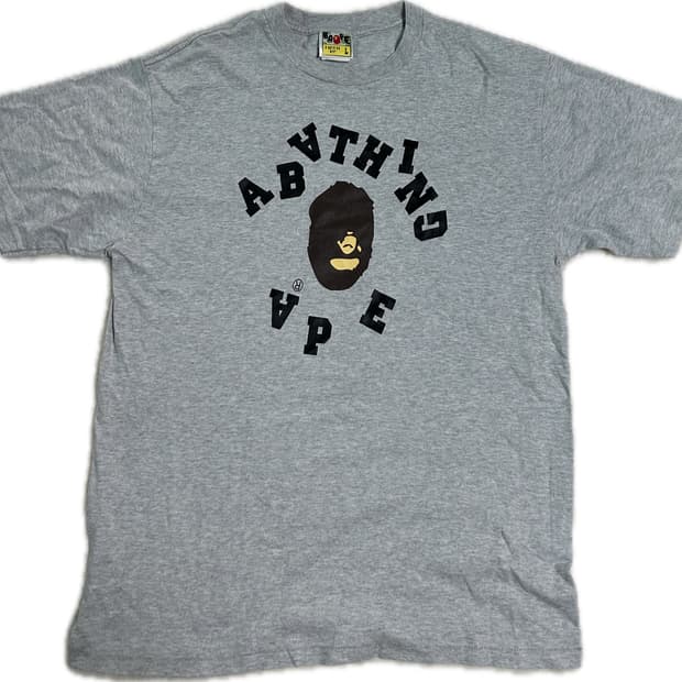 베이프 빈티지 티셔츠 L