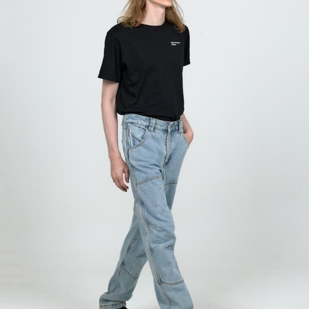MPa CALF POCKET PANTS (STEEL BLUE)