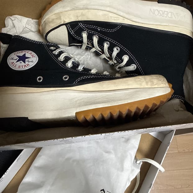 컨버스 런스타 하이크 JW 앤더슨 블랙 [250]