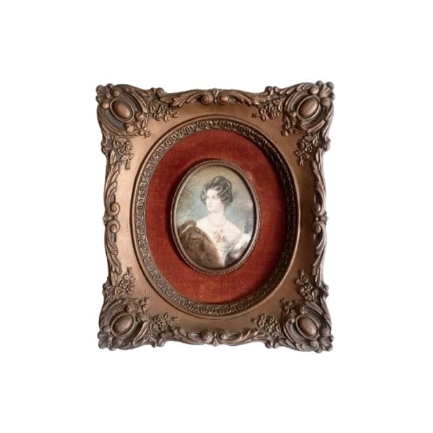 앤틱 까메오 액자